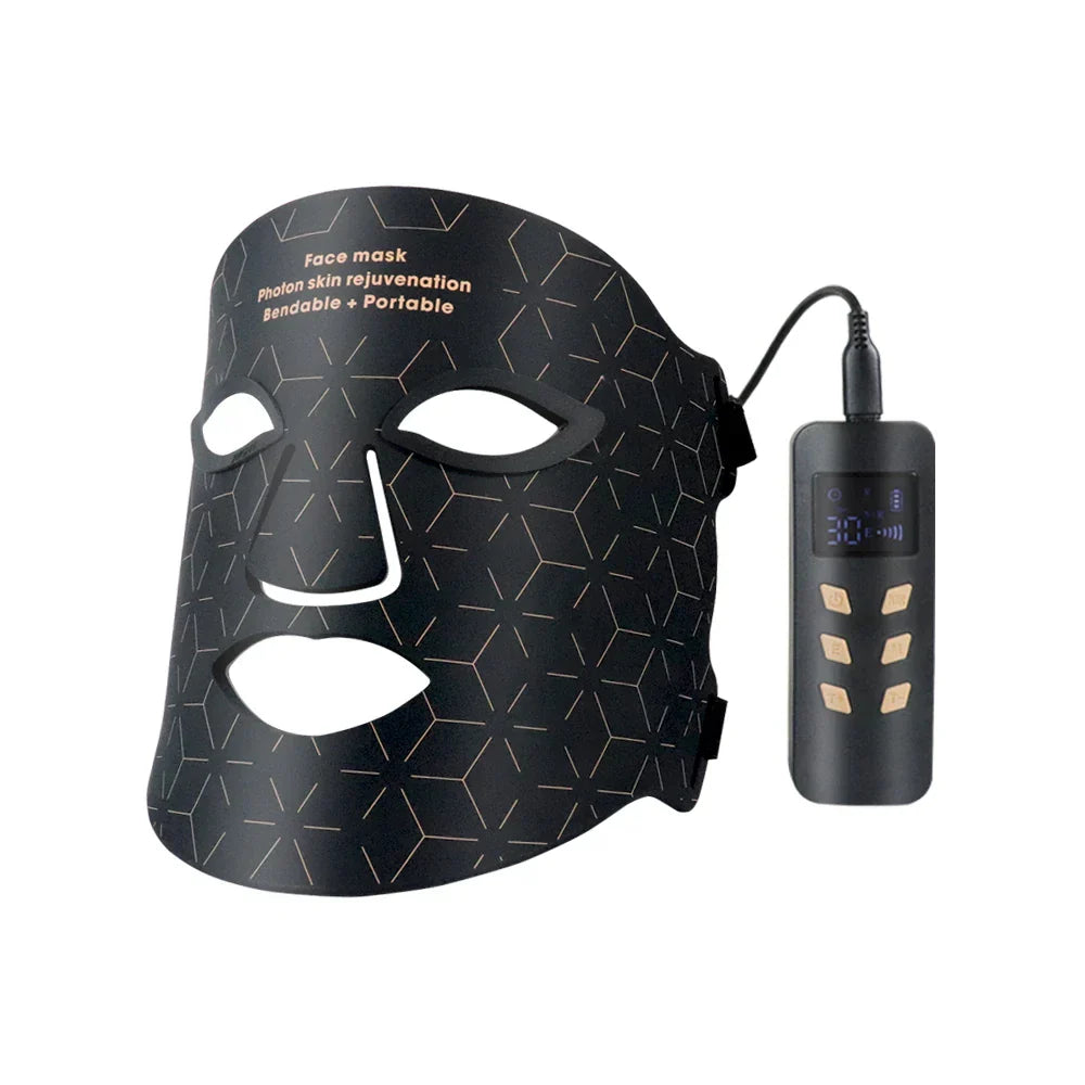 LED Gezichtsmasker - Lichttherapie met Infrarood & Rood licht