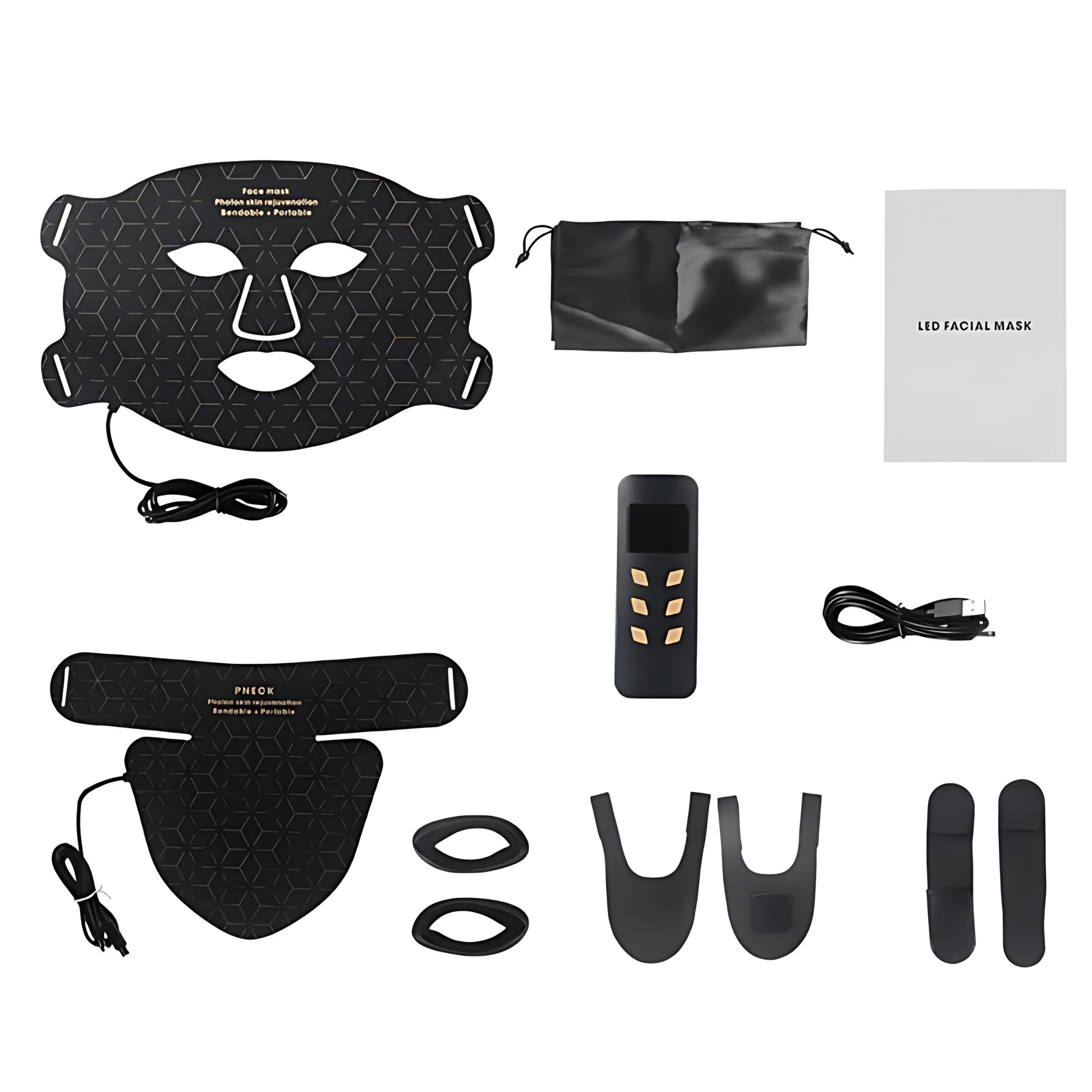 LED Gezichtsmasker - Lichttherapie met Infrarood & Rood licht