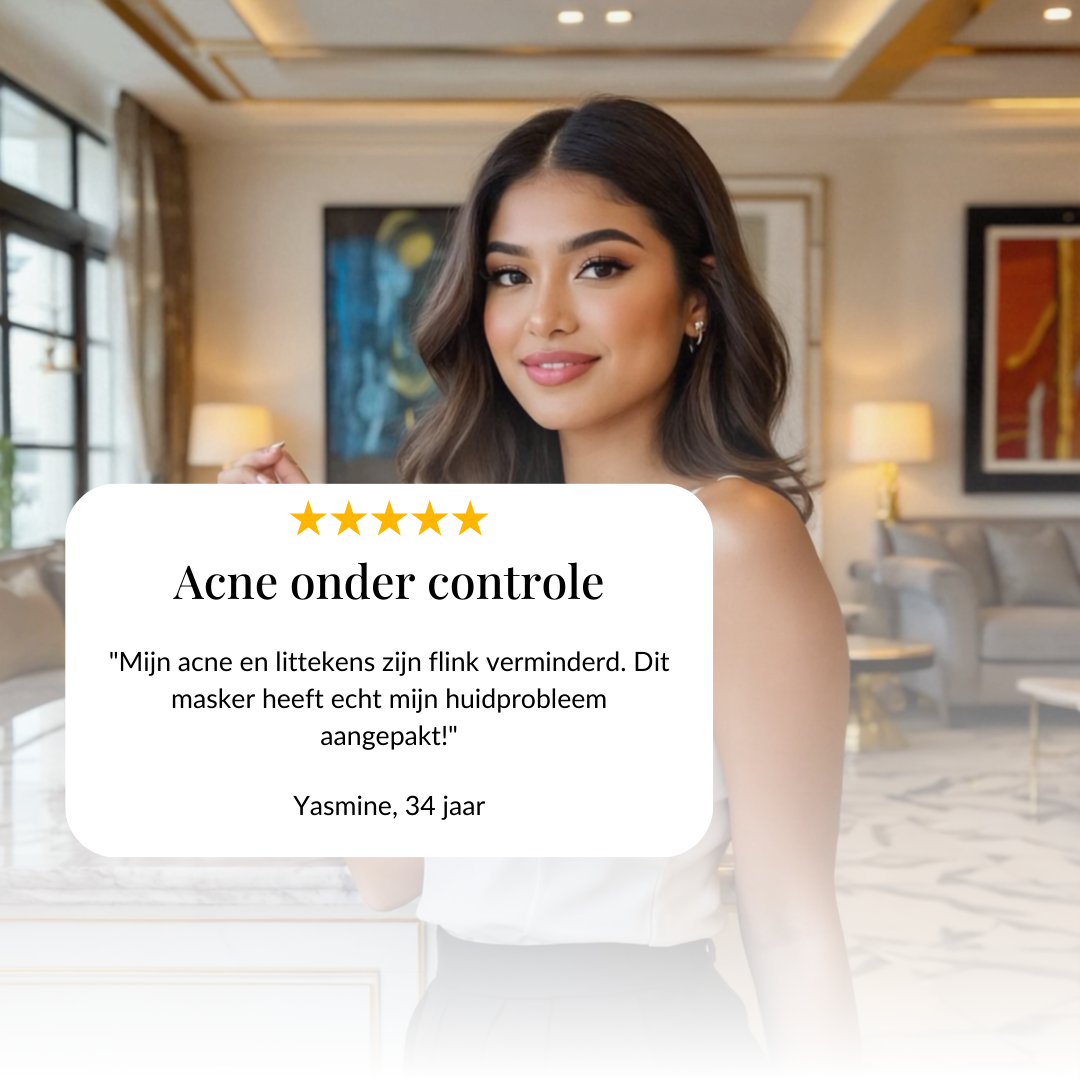 LED Gezichtsmasker - Lichttherapie met Infrarood & Rood licht