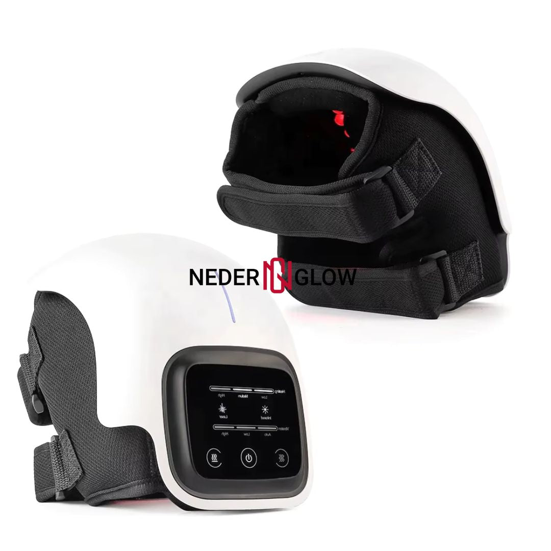 Kniemassage met Vibratie, Warmte en Rood Licht