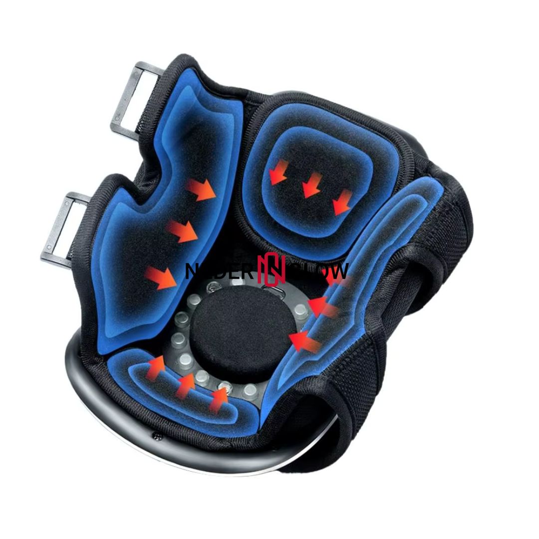 Kniemassage met Vibratie, Warmte en Rood Licht